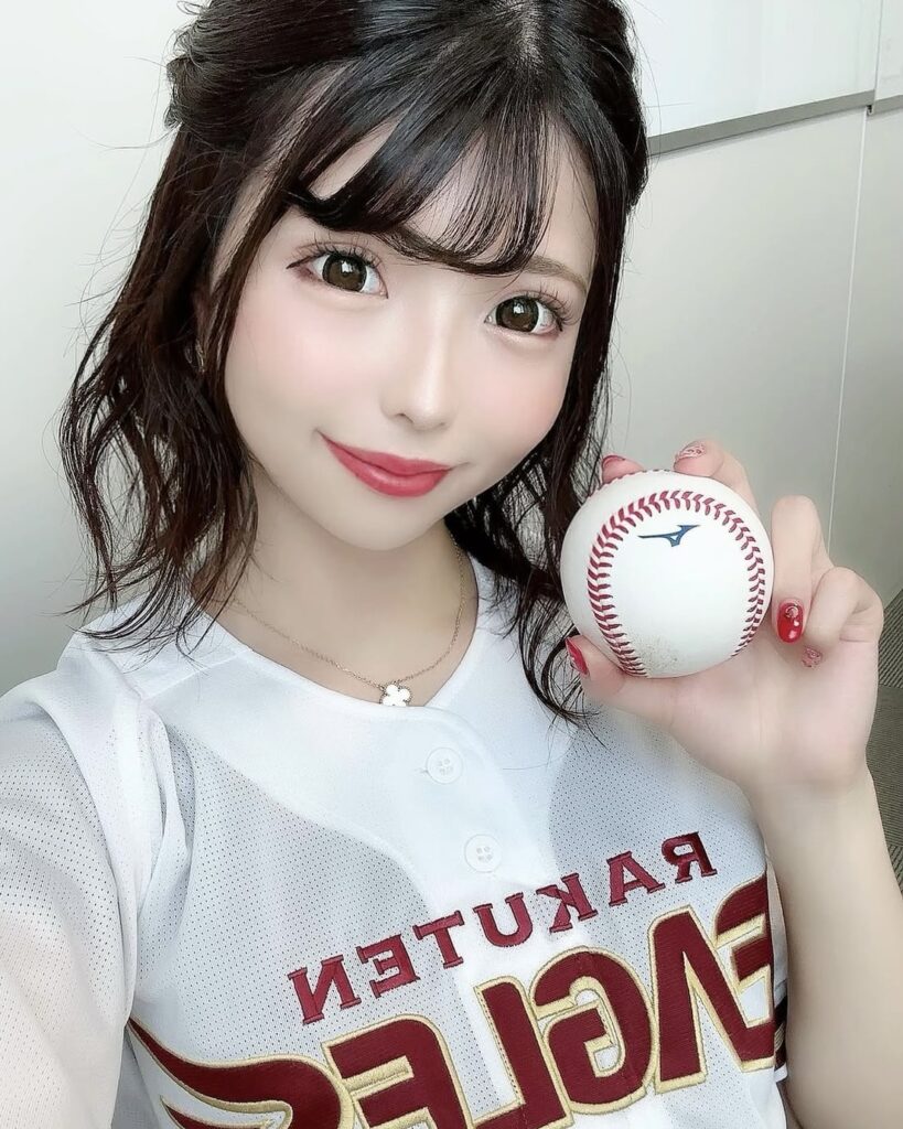 ななぷりん 始球式