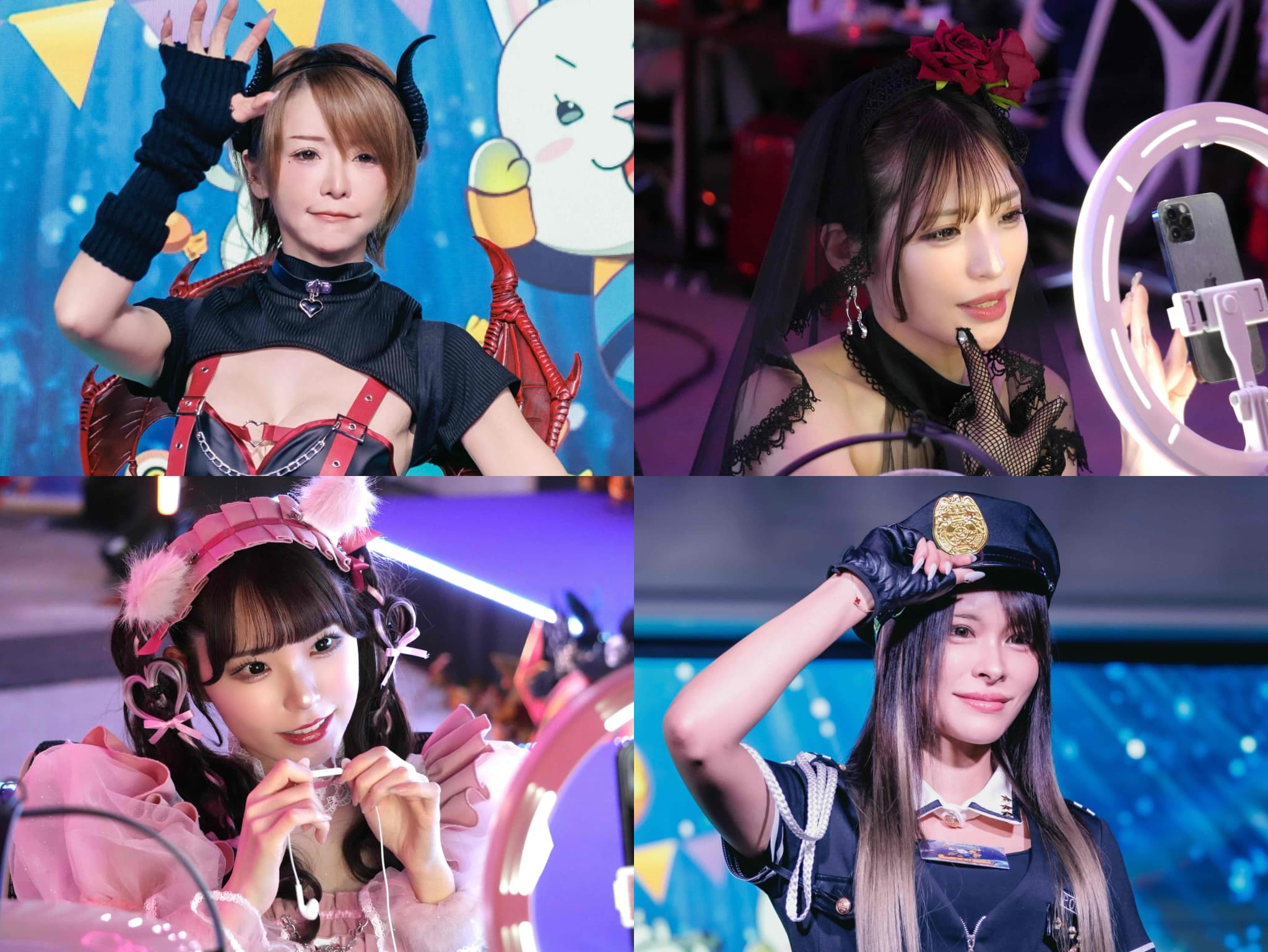 会場レポ】仮装姿の人気ライバーが集結！『Cosmic Halloween Party